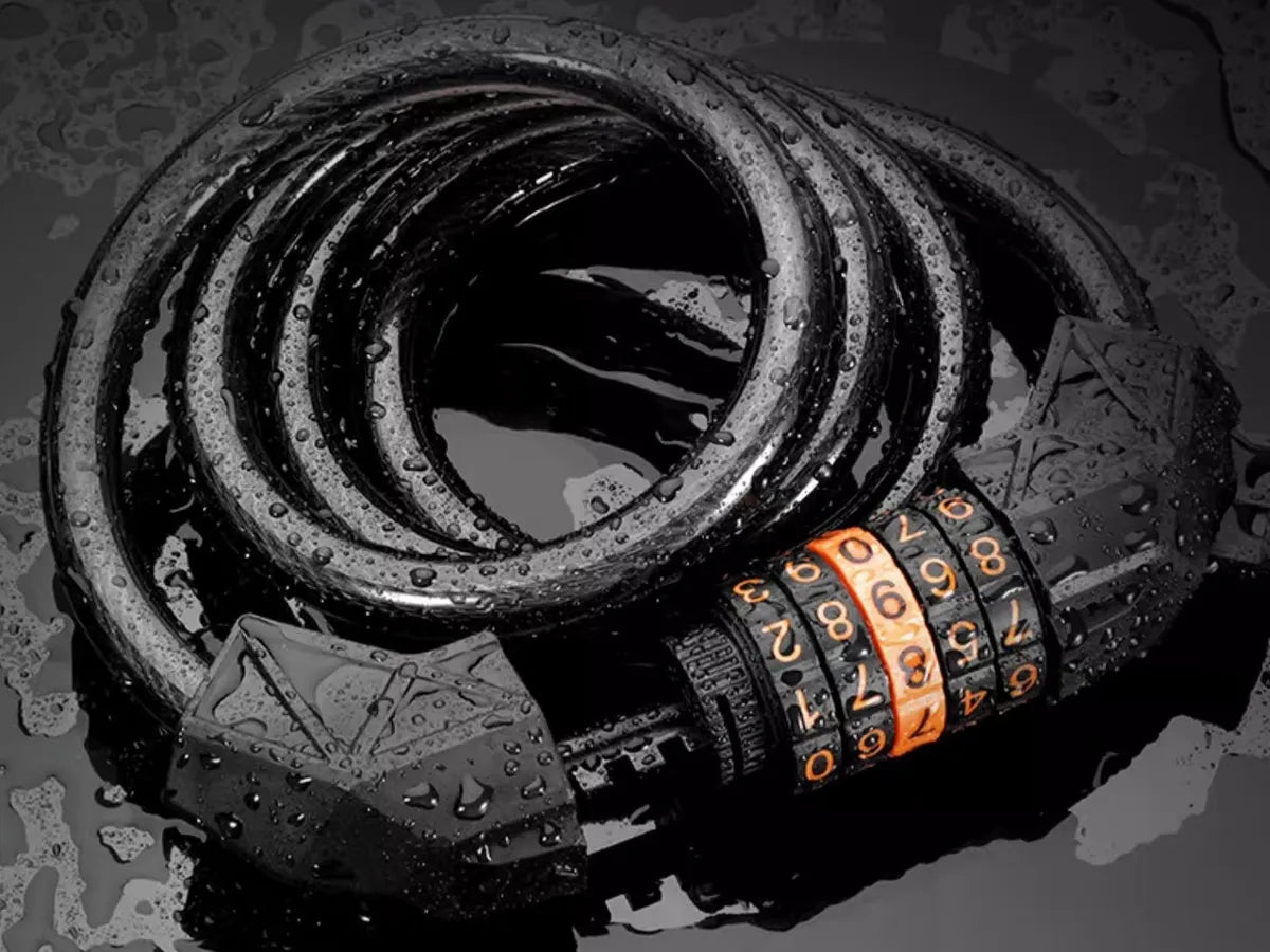 Lucchetto a combinazione in acciaio per e-bike