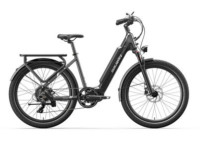 Dukawey FUGL3.0 black 26 inch torque sensor e-bike side view