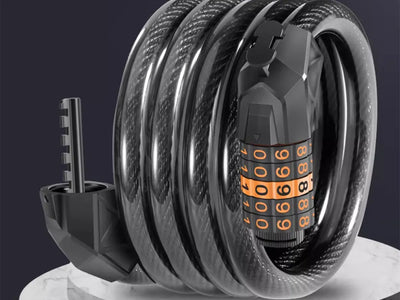 Lucchetto a combinazione in acciaio per e-bike