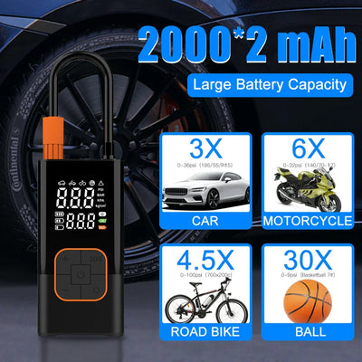 Electric Air Pump compact e-bike tire pump product view