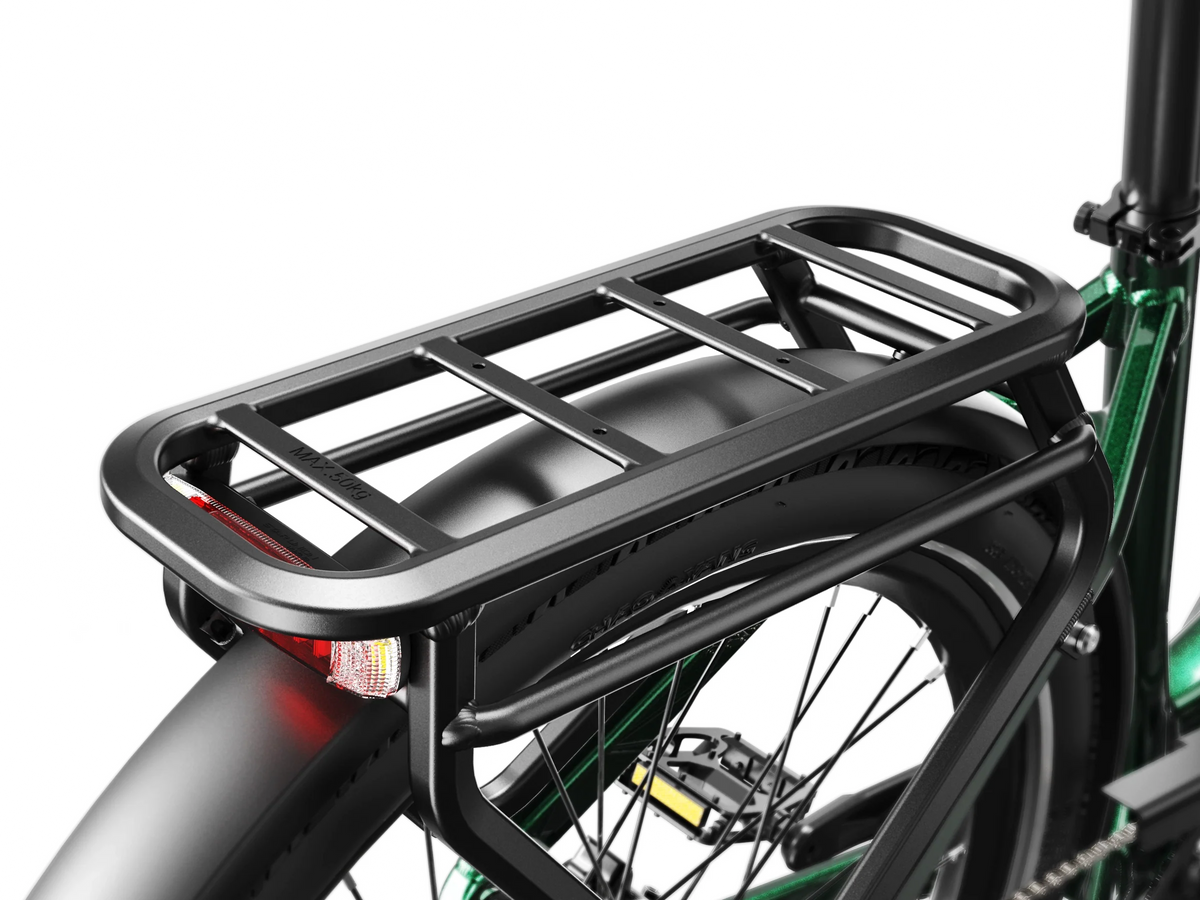 Dukawey FUGL Pro rear cargo rack and integrated taillight